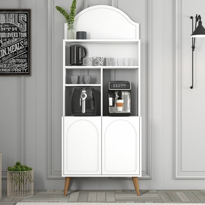 Hanah Home Lyon 80 Blanco y Nogal